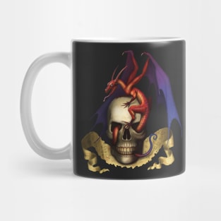 Skull Dragon Mug